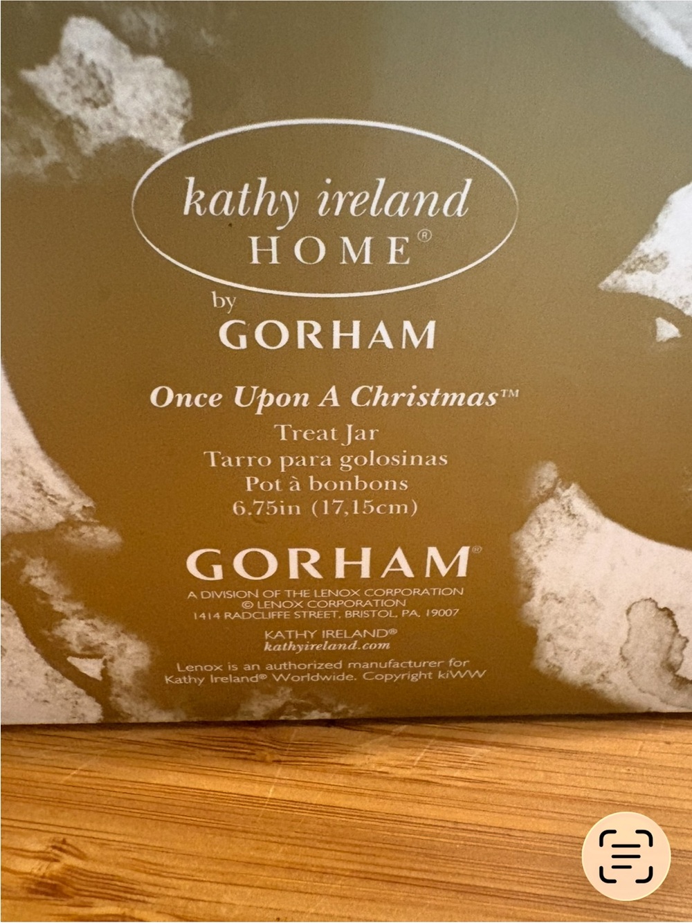 kathy ireland HOME Green Holiday Treat Jar